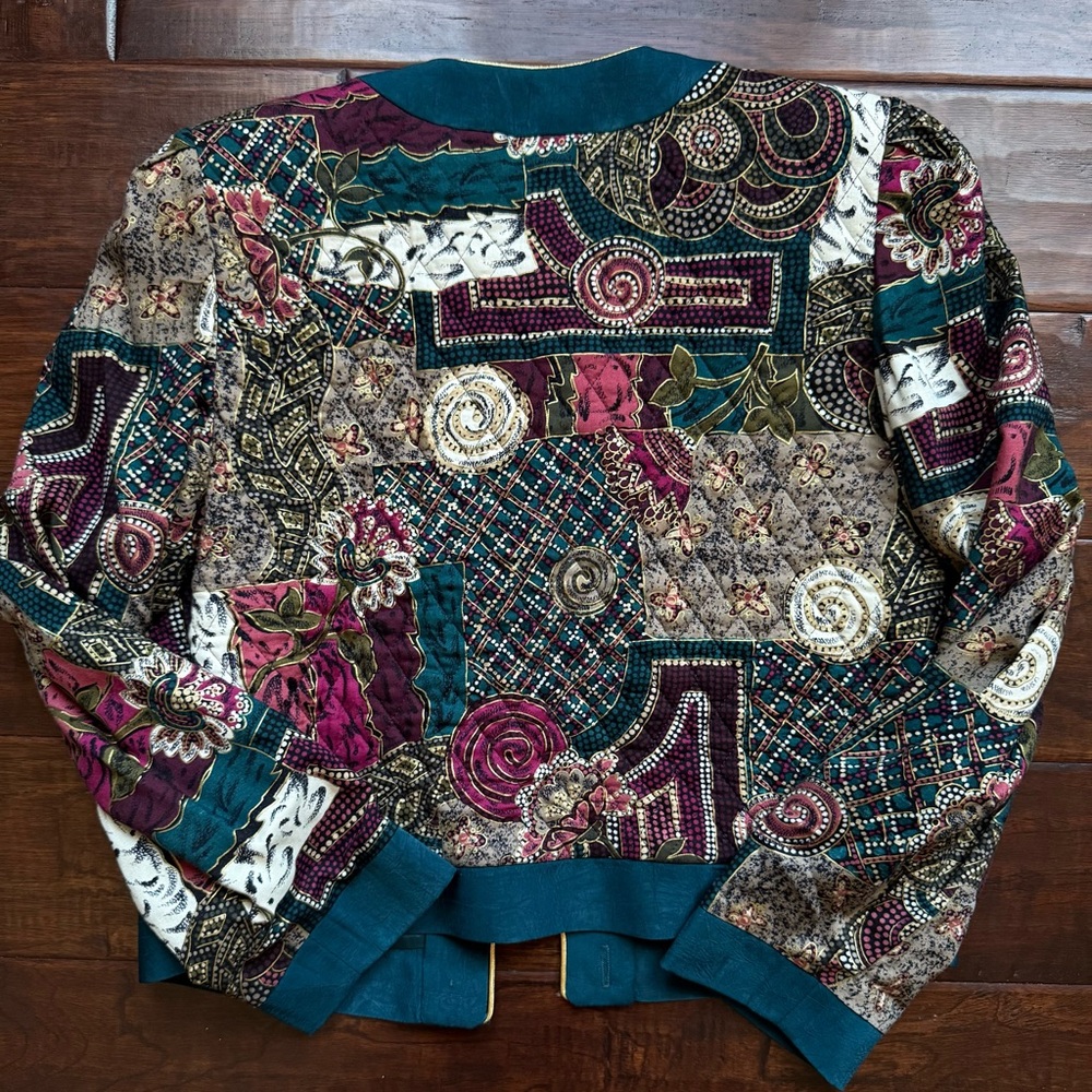 Vintage Aimee Sport Patchwork Jacket - Made in Canada - Picture 4 of 4